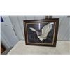 Image 1 : Richard Reid Mason "The Great Horned Owl" Framed Print 29”×35”