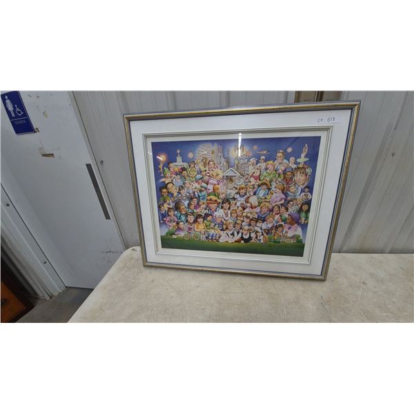 “The Gift of Cheer” Framed Print by L. Pokema, Signed and Numbered 19/500