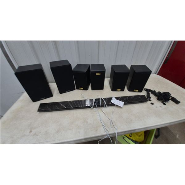 Panasonic and Polk Audio Home Theater Speaker System