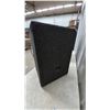 Image 7 : Pair of Black Carpeted PA Speakers with 8” Woofers and Horn Tweeters