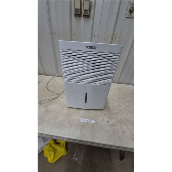 TOSDT Dehumidifier, Model CBN22AP-A3EBA2C, 115V, 60Hz, 2.3A, 21.38 Pints/Day