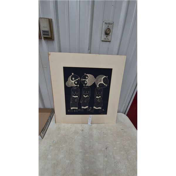 Mar Sudi "Three Women" Framed Art Print