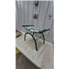 Image 3 : Green Metal Garden Kneeler and Seat with Floral Cushion