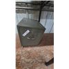 Image 1 : Vintage Steel Safe with 3 Interior Drawers, Key, and Casters