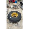 Image 1 : Goodyear 11.00-16SL Tire on Yellow Rim