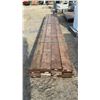 Image 3 : 2 × 8 × 16ft Treated Brown Lumber 20 Boards