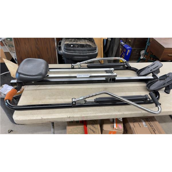 Stamina Body Trac Glider Hydraulic Rowing Machine With Sliding Seat and Pivoting Arms