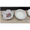 Image 5 : Royal Winton Grimwades Cornish Scenes Polperro Teapot, Creamer, Sugar, 12 Piece Ridgway China