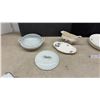 Image 8 : Royal Winton Grimwades Cornish Scenes Polperro Teapot, Creamer, Sugar, 12 Piece Ridgway China