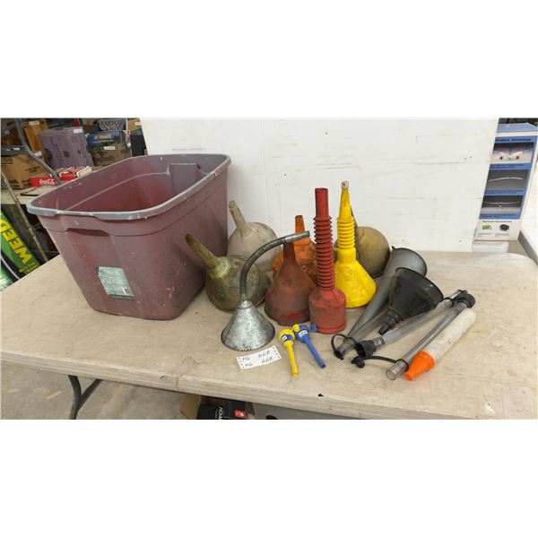 Tote Full Of Funnels