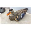 Image 5 : Ducks Unlimited Numbered Hand-Painted Common Loon With Chick and Mallard Hen With Ducklings