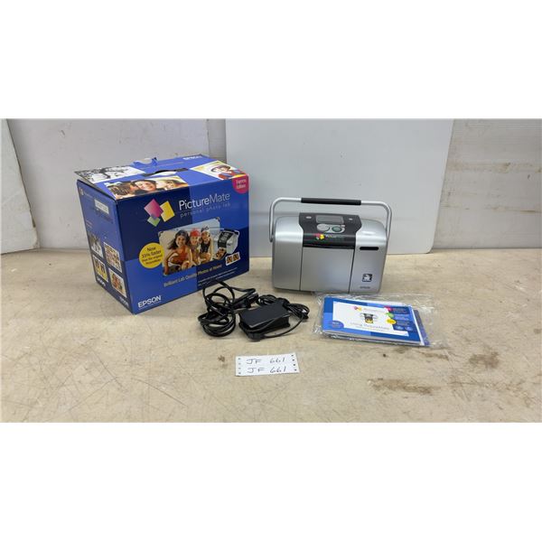 Epson PictureMate PM 280 Express Edition Personal Photo Lab Printer with Manual