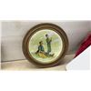 Image 1 : Norman Rockwell and Bart Jerner Collector Plates, Some Framed, Extra Frames, COA’s