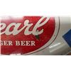 Image 6 : Vintage Pearl Lager Beer "The Beer Around Here" Round Wall Thermometer by Pam Clock Company, 12”