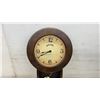Image 4 : Bulova P714 Quartz Pendulum Wall Clock with Wooden Schoolhouse-Style Case, 23 × 14”