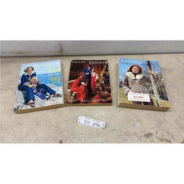Vintage Eaton's Catalogues: Spring and Summer 1976, Christmas 1975, and Fall and Winter 1975