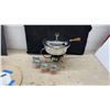 Image 3 : Chafing Dish With Sterno Fuel Cans, Pampered Chef Baking Stone, Vintage Hand Crank Egg Beater