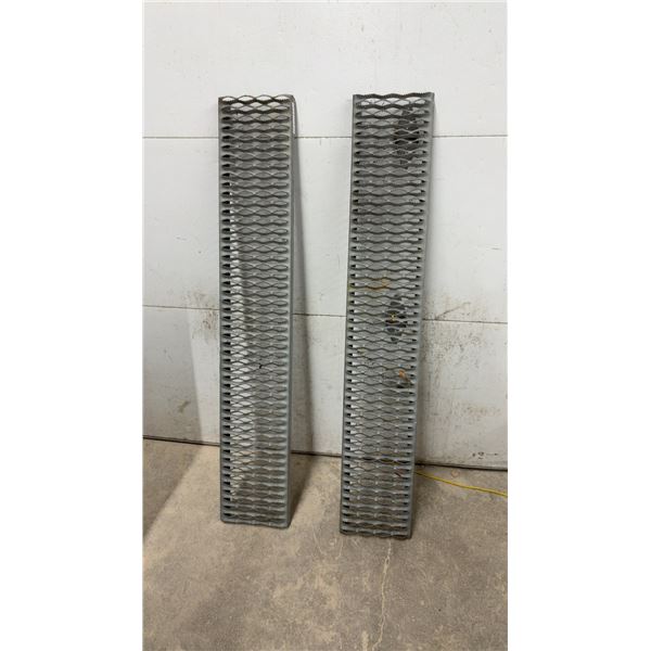 Pair of Steel Car Ramps 55 × 9 1/2”
