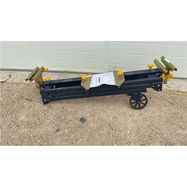 Mastercraft Mitre Saw Stand, Model 55-6855-0, with Adjustable Brackets, Wheels and Manual