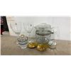 Image 5 : Myott "The Hunter" Dinnerware, Glassware, and Pyrex Perculator