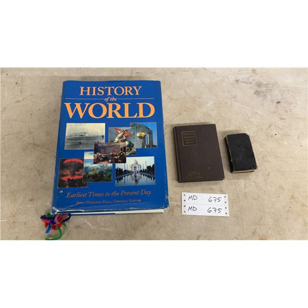 History of the World Book, Shakespeare's Midsummer Night's Dream, and 19th Century Bible