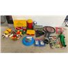 Image 1 : Playmobil Barn and Silo, Farm Animals and Figures, Dora the Explorer Frisbee