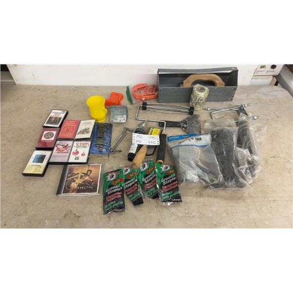 Painting/ Finishing Tools, Plastic Tent Pegs, Ground Staples, Cable Cuffs