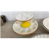 Image 6 : Assorted Bakeware and Pottery: Spaghetti Bowl, Quiche Lorraine, Pecan Pie, Lemon Meringue Pie