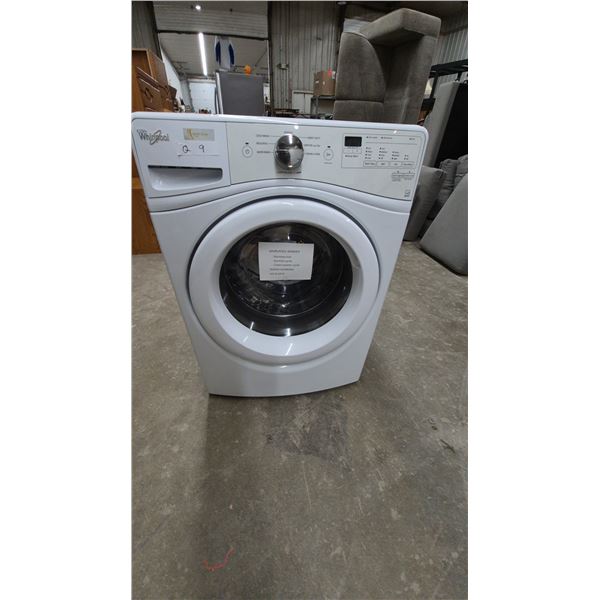 Whirlpool Washer: Front-Load, Stainless Tub, Sanitize Cycle, Clean Washer Cycle