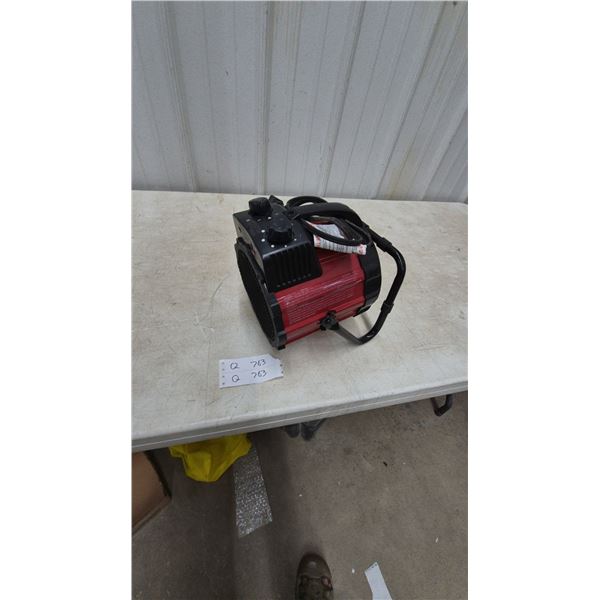 Compact Electric Heater with Power Cord and Handle