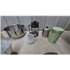 Image 6 : Kitchen Utensils: Anchor Hocking Fire-King Measuring Cup, Grater, Bowl, French Press