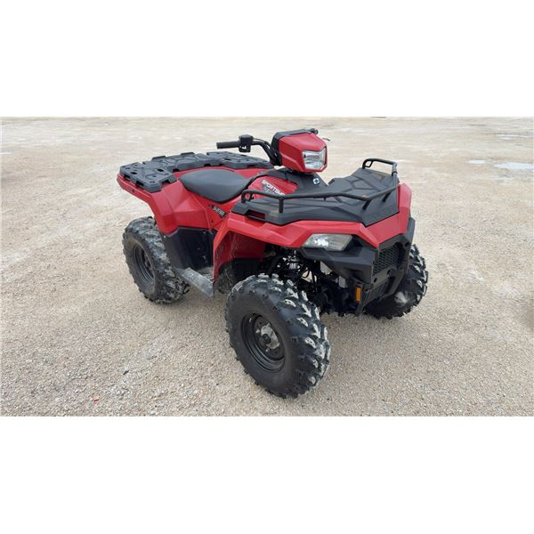 2024 Polaris Sportsman 450 H.O. AWD ATV – 8,793 KM – Very Clean. Runs and Drives! 