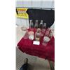 Image 1 : Assorted Glass Bottles and Jars: 2 Bail-Top Jars, 1 Cork-Top Bottle, 1 Mason Jar, and 11 Bottle