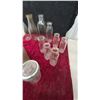 Image 5 : Assorted Glass Bottles and Jars: 2 Bail-Top Jars, 1 Cork-Top Bottle, 1 Mason Jar, and 11 Bottle