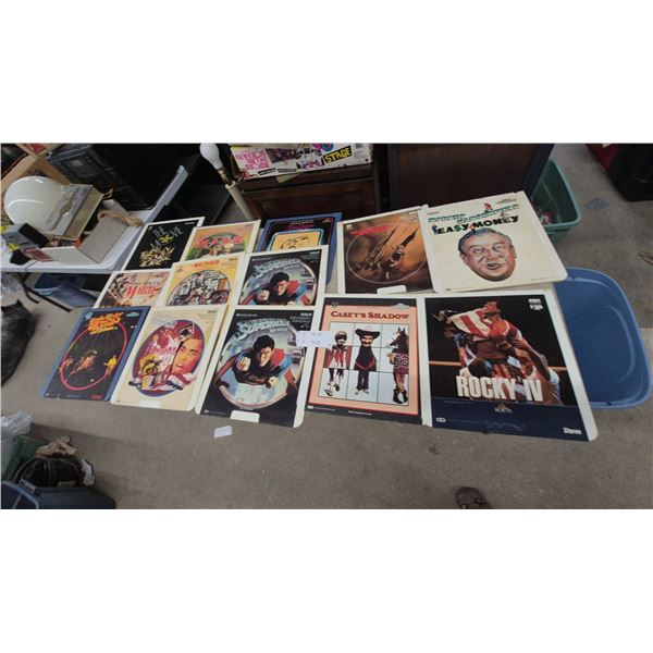 13 RCA SelectaVision VideoDiscs: Superman, MASH, The Shining, A Chorus Line