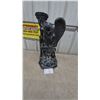 Image 1 : Yard Angel Holding Torch Statue, 22” Tall