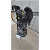 Image 2 : Yard Angel Holding Torch Statue, 22” Tall