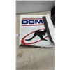 Image 2 : Metal Sign, No Working During Drinking Hours 12 1/2 × 16, Three Decals, Billy-Bob Bicep, Domo