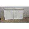 Image 1 : Four IPS WMP4 White Plastic Drip Pans, 36 × 31”