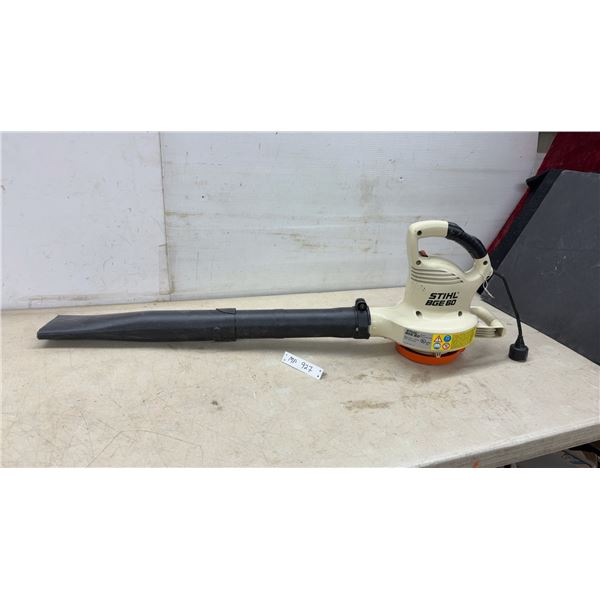 Stihl BGE 60 Electric Handheld Leaf Blower, 120V, 60Hz, 9.6 Amps