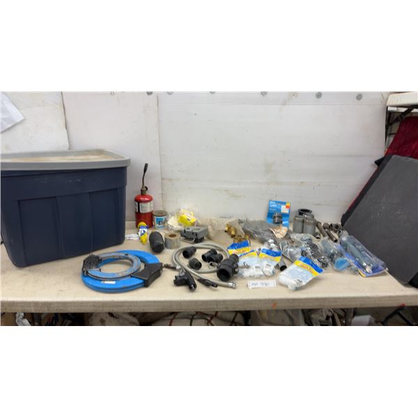 Plumbing Supplies, Pop-Up Sink Strainers, ABS, Brass, Galvanized, Pipe Fittings, Couplings, Tote