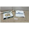 Image 1 : Quaker State and Cooper Tires Advertising Pennant Banner Flags