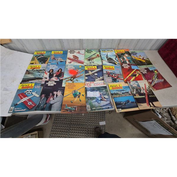Collection of Model Airplane News and Flying Models Magazines, 1960s-1970s
