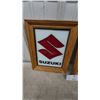 Image 2 : Framed Suzuki Logo Sign and 1941 Bryce's Bakery and Coffee Shop Calendar