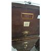 Image 4 : Four-Drawer stackable Wooden Filing Cabinet with Brass Hardware. 51”×18”×24”