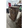 Image 3 : Stack of 4 Antique Wooden filing Drawers, 51”×18”×24”