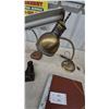 Image 4 : Assorted desk Lamps, Vintage Hole Punch, and office Album