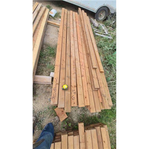 Treated Lumber: 90 2” x 8” x 10' Boards, 27 2” x 8” x 10' Boards