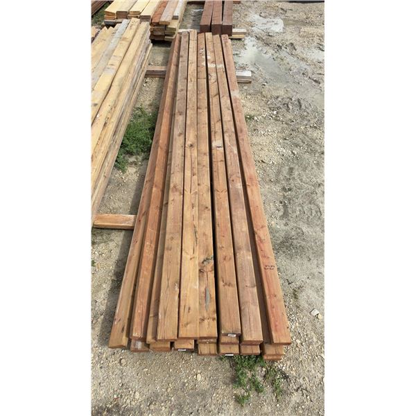 23 Pressure-Treated Deck Boards, 2” x 4” x 12'