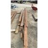 Image 3 : Mixed Lumber: Pressure-Treated Posts and 28 Assorted Boards